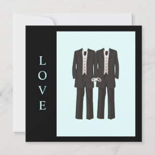 Tuxedos LOVE Invitation