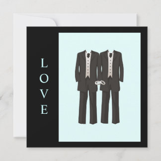 Tuxedos LOVE Invitation