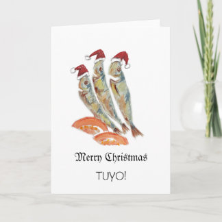 Tuyo Filipino Theme Christmas Card