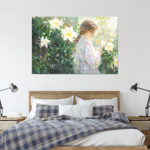 *~* TV2 Fantasy Daffodils  Stretched Canvas Print