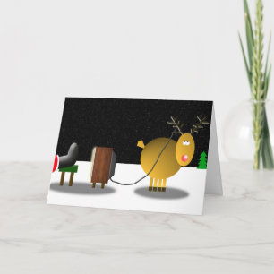 TV Aerial Holiday Card