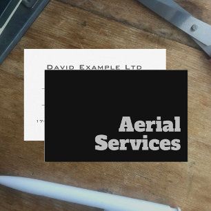 TV Aerial Services Design Business Card