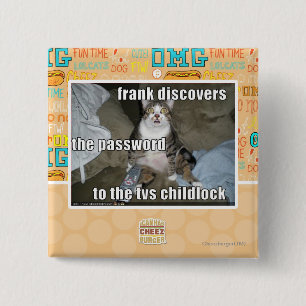 TV Childlock 15 Cm Square Badge