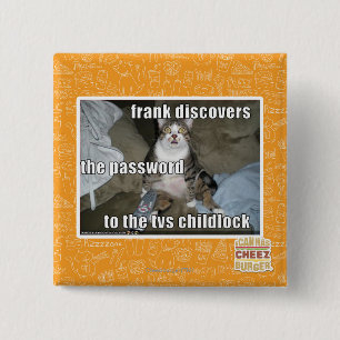 TV Childlock 15 Cm Square Badge