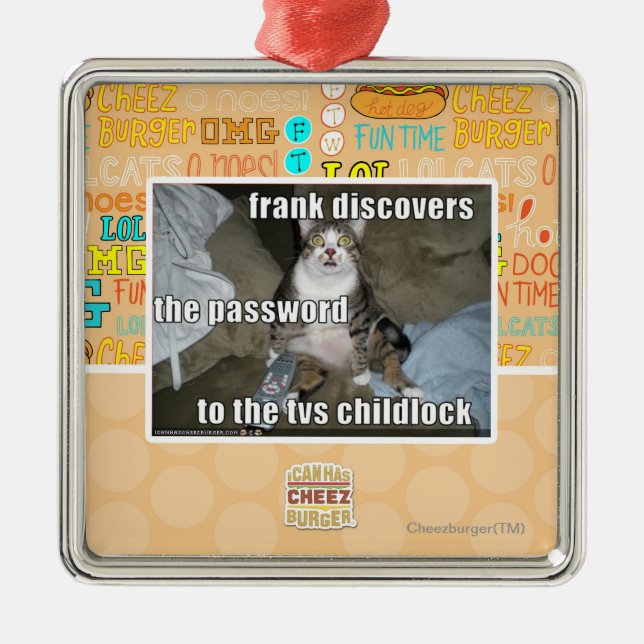 TV Childlock Metal Tree Decoration (Front)