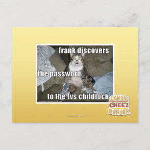 TV Childlock Postcard