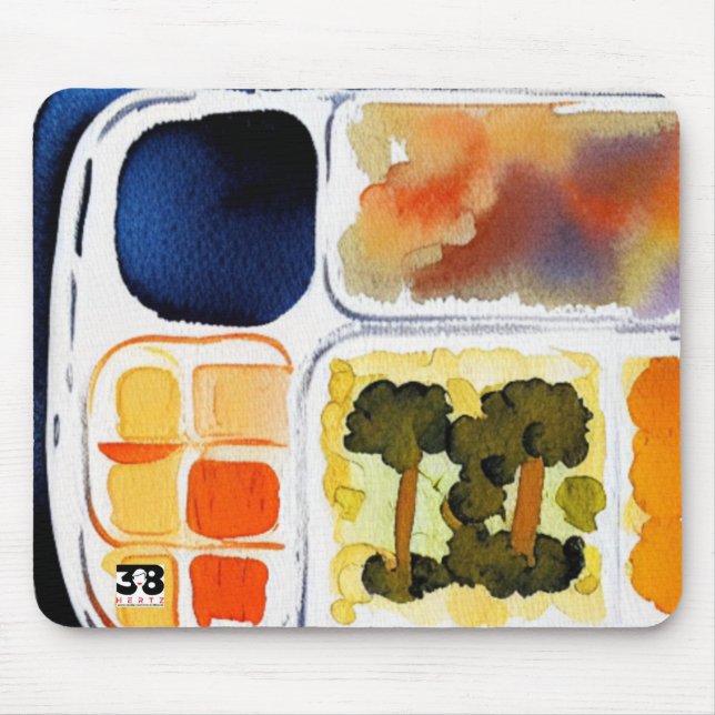 TV Dinner Mouse Pad (Front)