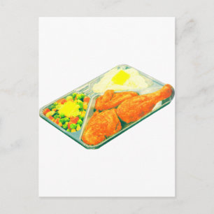 TV Dinner Postcard