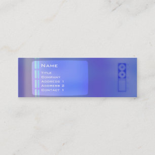 TV DNA - Skinny Mini Business Card