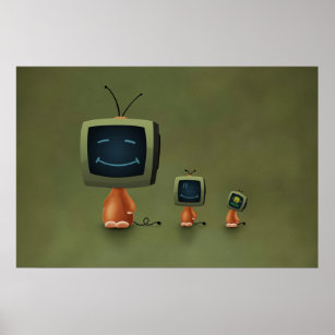 TV Heads Poster