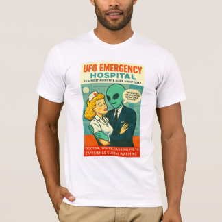 TV Hospital Night Soap Opera Roswell Aliens 1950's T-Shirt