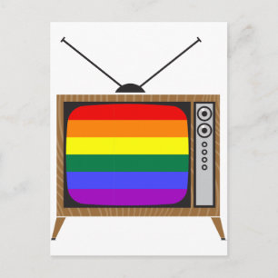 TV LGBT POSTCARD