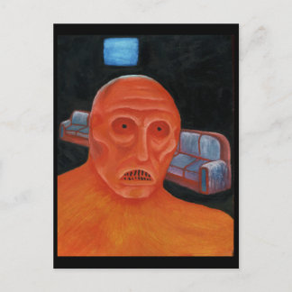 TV Monster Postcard