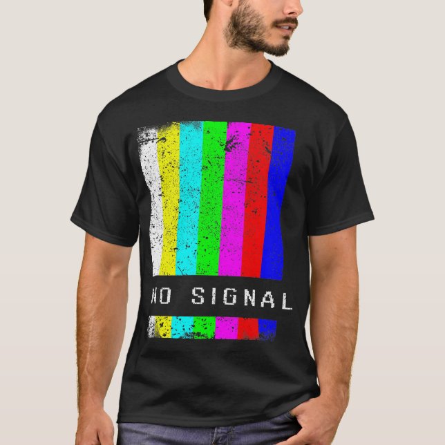 TV NO SIGNAL T-Shirt (Front)