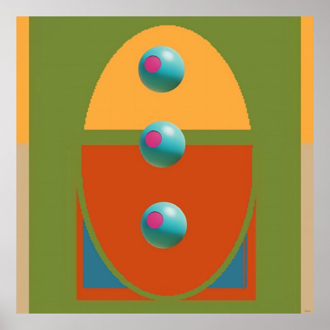 TV Olives, Part 3 - Ken Gauge Art Poster (Front)