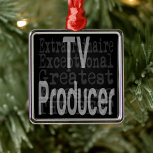TV Producer Extraordinaire Metal Ornament