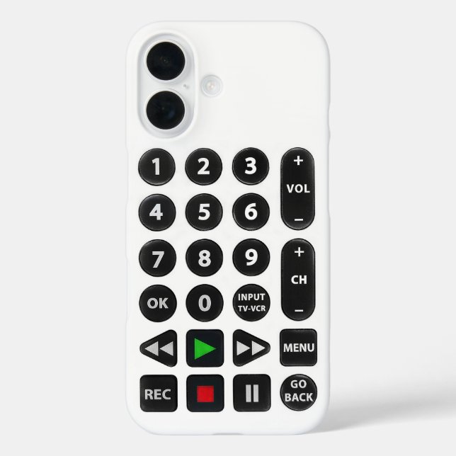 TV Remote Control Case-Mate iPhone Case (Back)