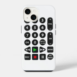 TV Remote with VCR Button   iPhone 14 Case