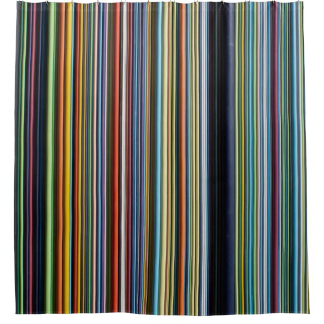 Tv static shower curtain (Front)