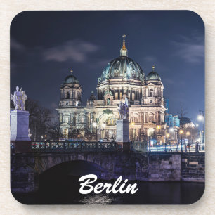 TV tower and Berlin Cathedral in Berlin, Germany Coaster