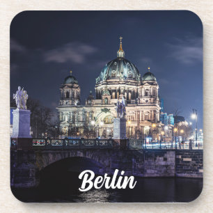 TV tower and Berlin Cathedral in Berlin, Germany Coaster