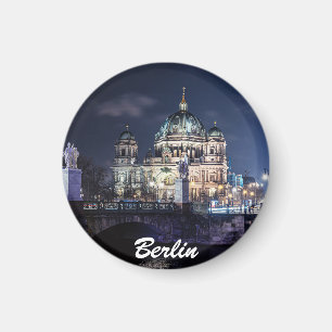 TV tower and Berlin Cathedral in Berlin, Germany Magnet