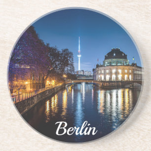 TV tower and museum island in Berlin, Germany Coaster