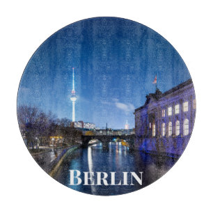 TV tower and museum island in Berlin, Germany Cutting Board