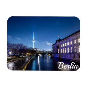 TV tower and museum island in Berlin, Germany Magnet