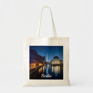 TV tower and museum island in Berlin, Germany Tote Bag