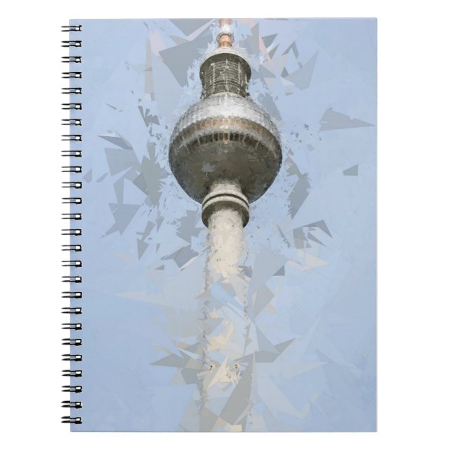 TV Tower Fernsehturm Berlin, Germany Notebook (Front)