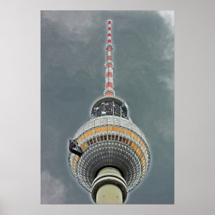 Tv Tower (Fernsehturm), Berlin (tv2) Poster