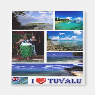 TV - Tuvalu - I Love Magnet
