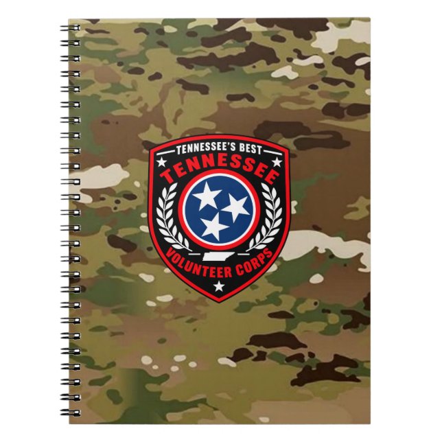 TVC Small Camo Notebook (Front)