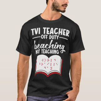 Tvi Teacher Appreciation My Heart Visually Impaire T-Shirt