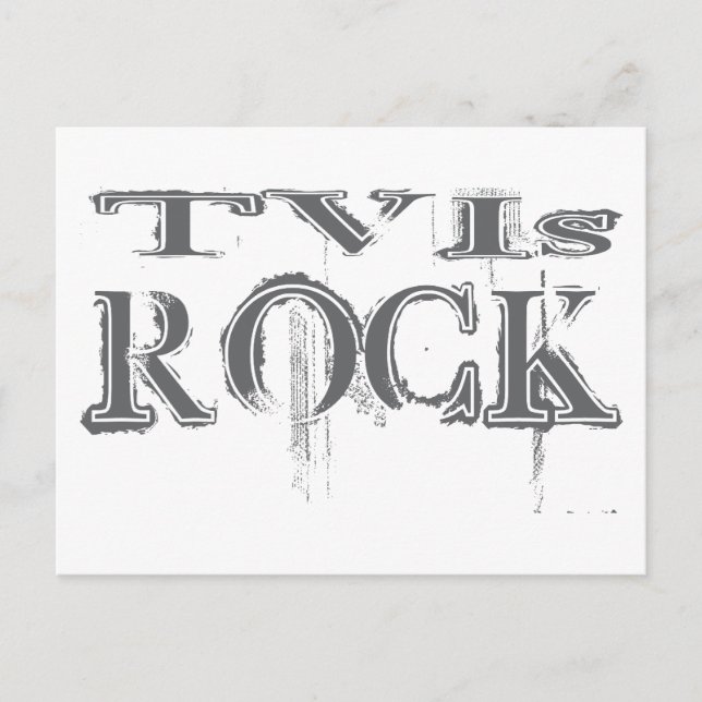 TVIs Rock Postcard (Front)
