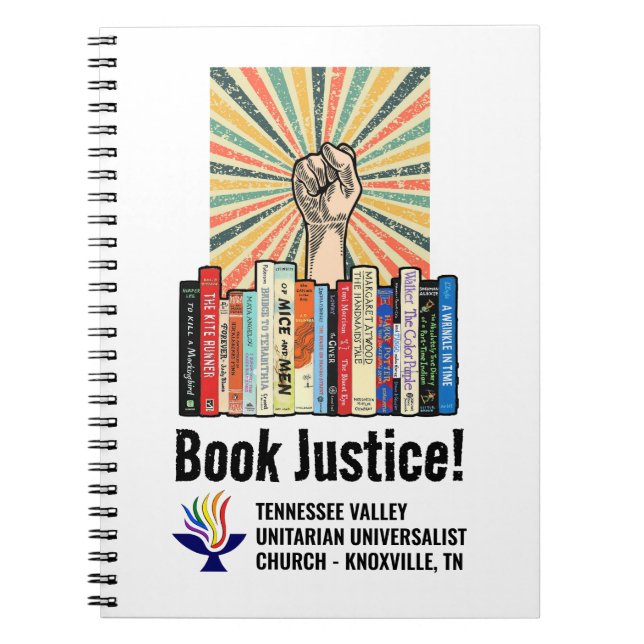TVUUC - Book Justice!  (Front)