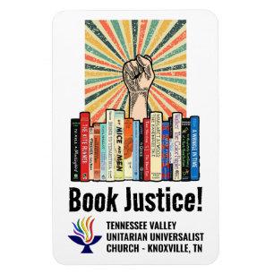 TVUUC - Book Justice! Magnet
