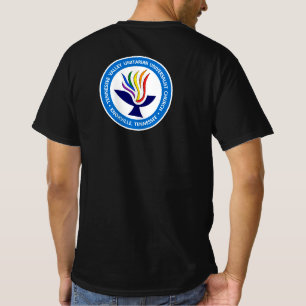 TVUUC Chalice Logo Medium Blue Circle T-Shirt