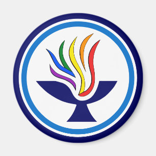 TVUUC Flaming Chalice Logo Magnet