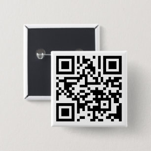 TVUUC QR Code to Website 15 Cm Square Badge