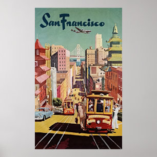 TWA San Francisco - Vintage Travel Poster