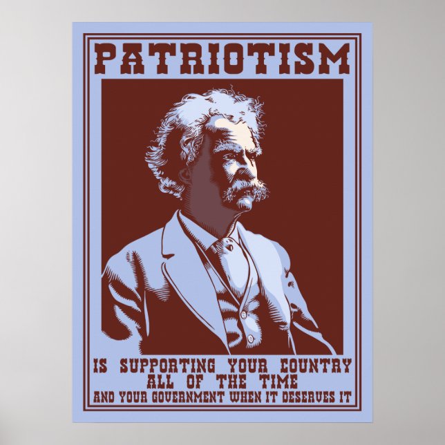 Twain - Patriotism Poster (Front)