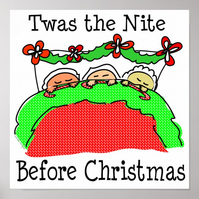 Twas Night Before Christmas Poster (Front)