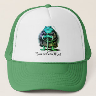 Twas the Carbs M’lord Mediaeval Frog Meme Trucker Hat