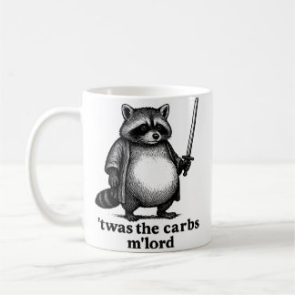 TWAS The Carbs M'Lord Racoon | Mediaeval Trash Pa Coffee Mug
