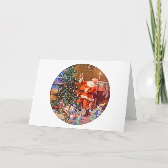 'Twas the Night Before Christmas Holiday Card (Front)