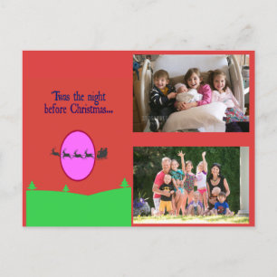 Twas the Night before Christmas Holiday Postcard