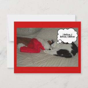 Twas the Night before Christmas Kitten Holiday Card