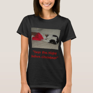 Twas the Night before Christmas Kitten T-Shirt